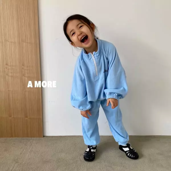 Amore - Korean Baby Fashion - #babylifestyle - Mello Zipper Tee - 3