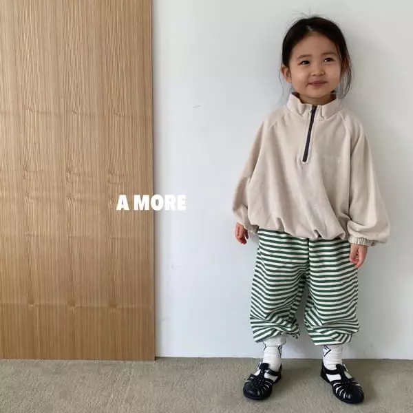 Amore - Korean Baby Fashion - #babyoutfit - Mello Zipper Tee - 7