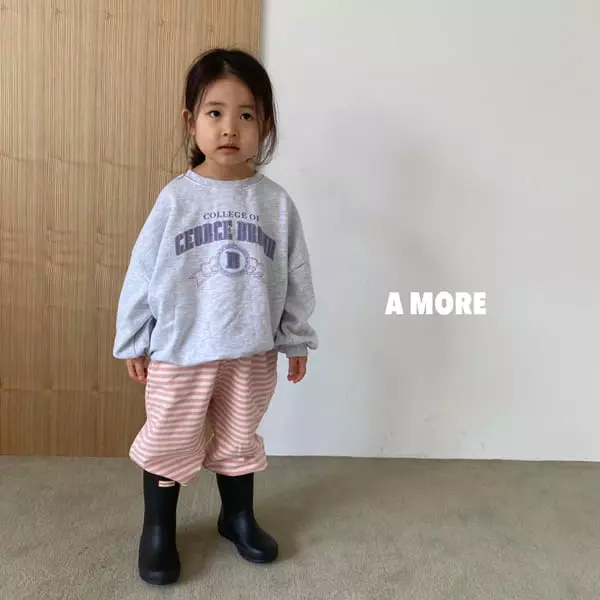 Amore - Korean Baby Fashion - #babyoutfit - College Sweatshirt - 3