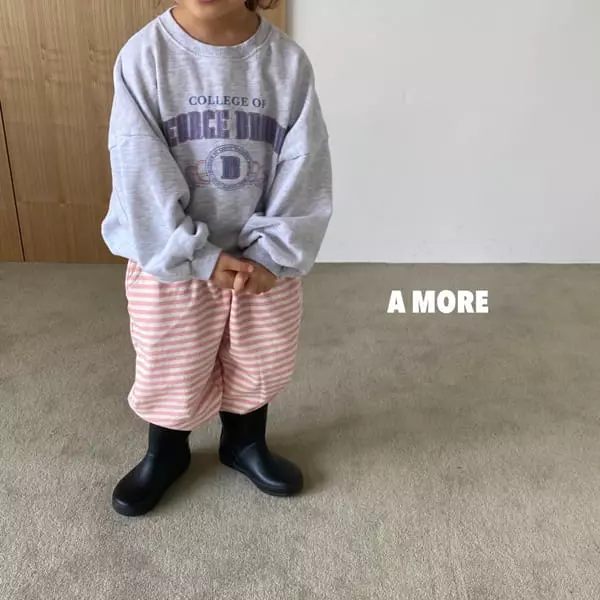 Amore - Korean Baby Fashion - #babyoutfit - College Sweatshirt - 4