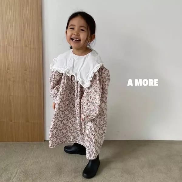 Amore - Korean Children Fashion - #Kfashion4kids - Bell Flower One-piece