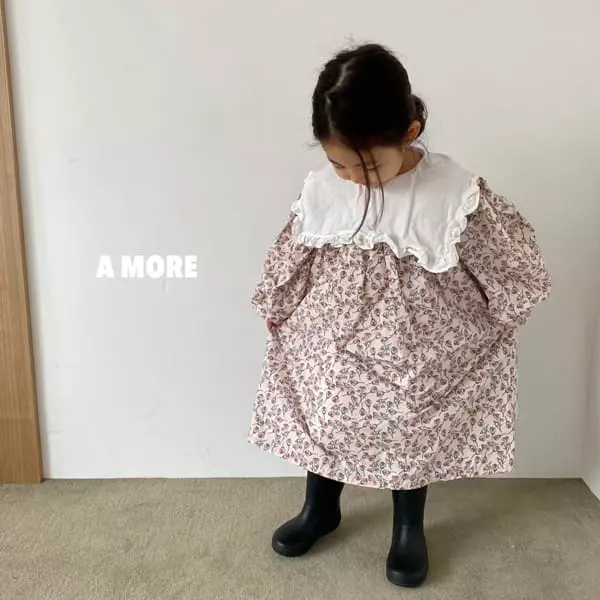 Amore - Korean Children Fashion - #littlefashionista - Bell Flower One-piece - 2