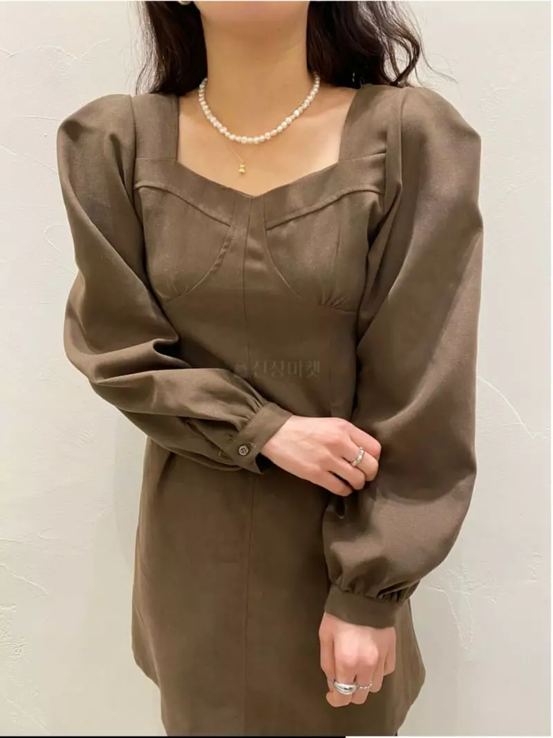 Afternoon - Korean Women Fashion - #momslook - Merry One-piece