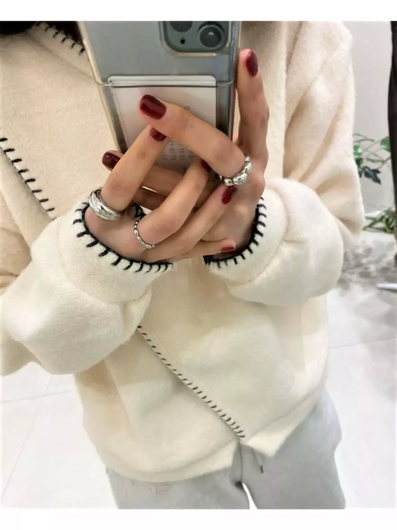 Afternoon - Korean Women Fashion - #momslook - Maison sweatshirt