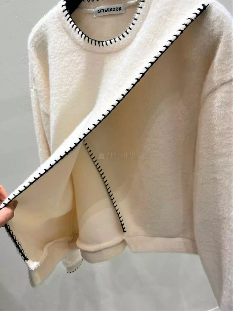 Afternoon - Korean Women Fashion - #womensfashion - Maison sweatshirt - 2