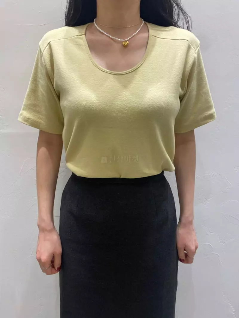 Afternoon - Korean Women Fashion - #womensfashion - Meringue Tee