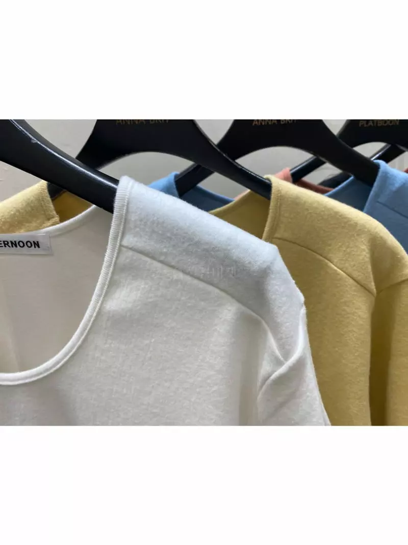 Afternoon - Korean Women Fashion - #womensfashion - Meringue Tee - 3