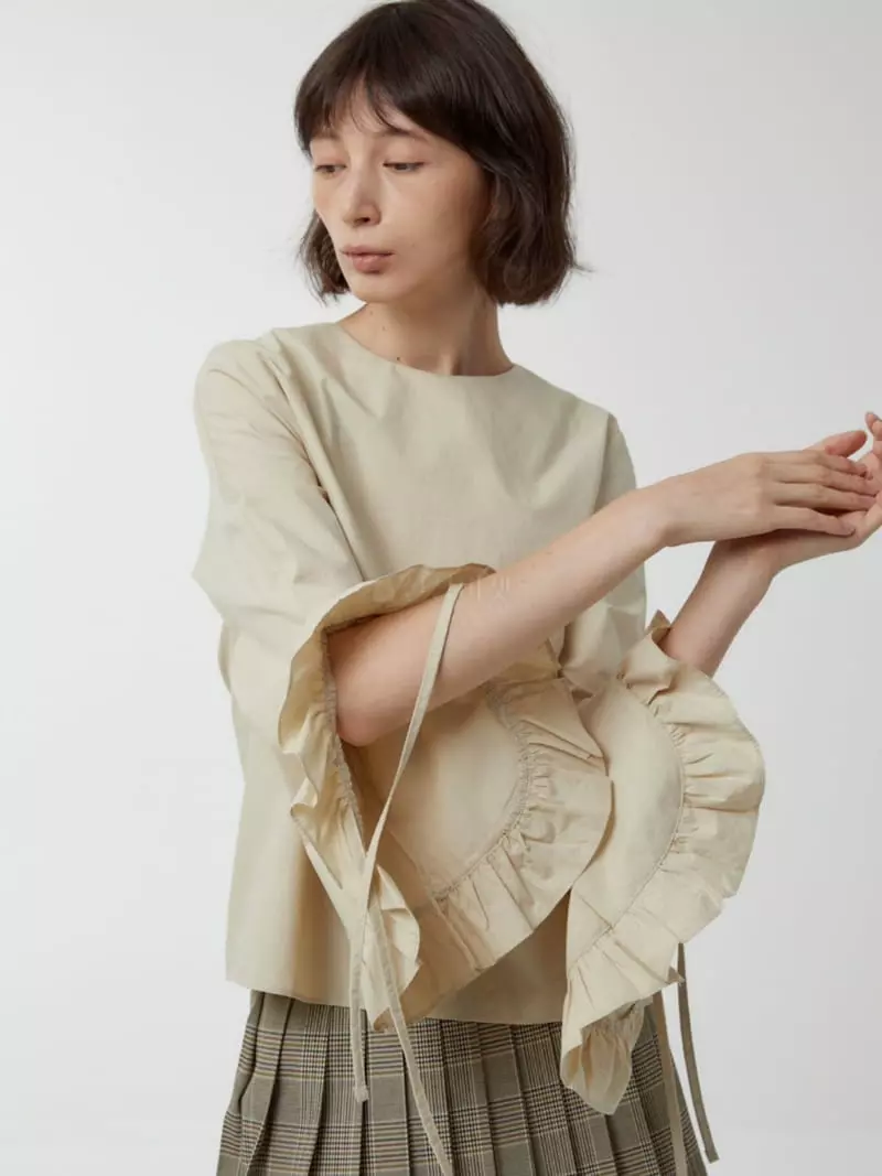 Afternoon - Korean Women Fashion - #womensfashion - Ruffle Blouse