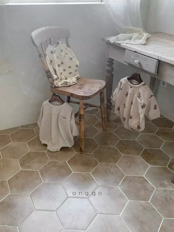 Anggo - Korean Baby Fashion - #babyboutiqueclothing - Bebe Croiffle Bodysuit - 8