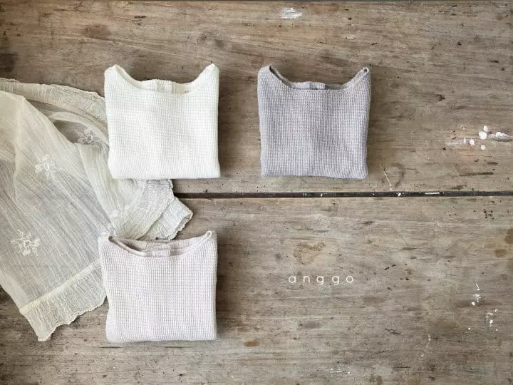 Anggo - Korean Baby Fashion - #babyfashion - Bebe Nurungji Tee - 7