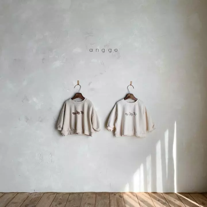 Anggo - Korean Children Fashion - #Kfashion4kids - Paint Dino Sweatshirt - 12