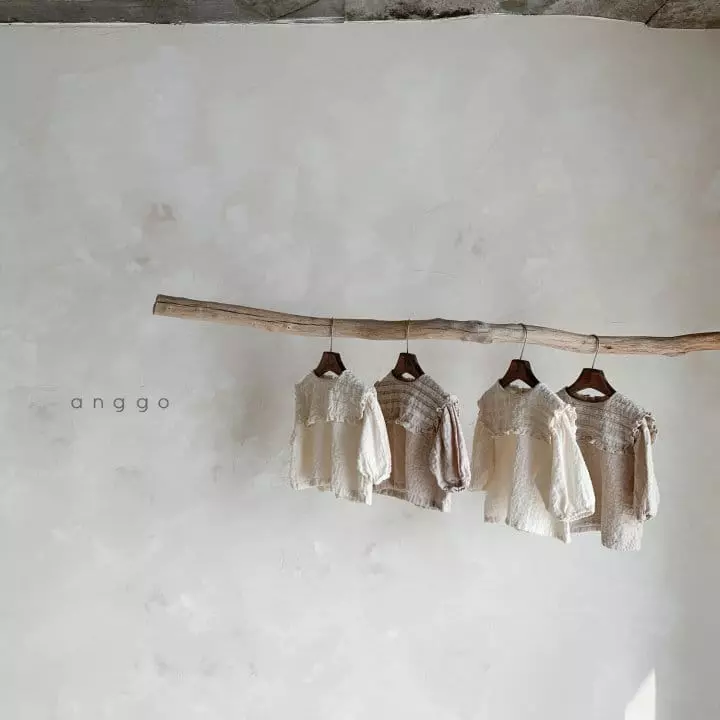 Anggo - Korean Children Fashion - #childrensboutique - Cream Cheese Blouse - 7