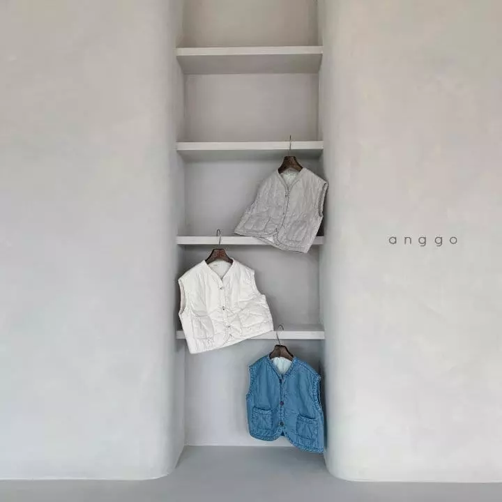 Anggo - Korean Children Fashion - #designkidswear - Cream Nuts Vest - 12