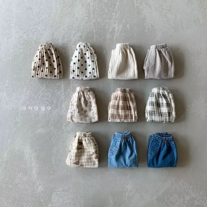 Anggo - Korean Children Fashion - #designkidswear - Plain Pants - 10
