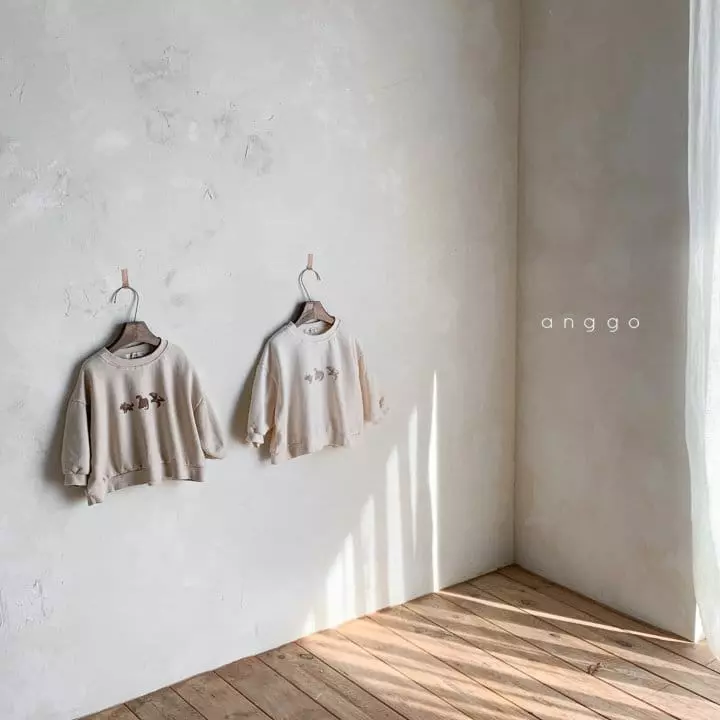 Anggo - Korean Children Fashion - #designkidswear - Paint Dino Sweatshirt - 6
