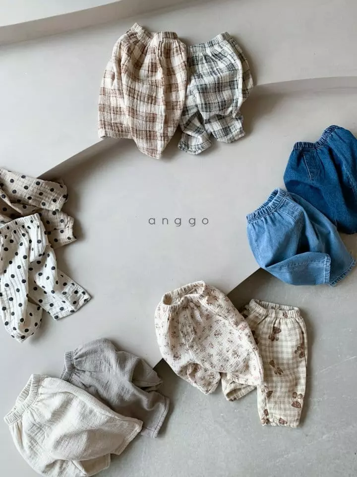 Anggo - Korean Children Fashion - #discoveringself - Plain Pants - 11