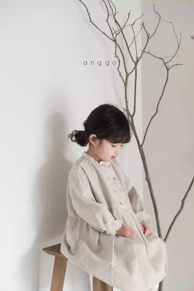 Anggo - Korean Children Fashion - #kidsshorts - Mocha Chip One-piece - 2