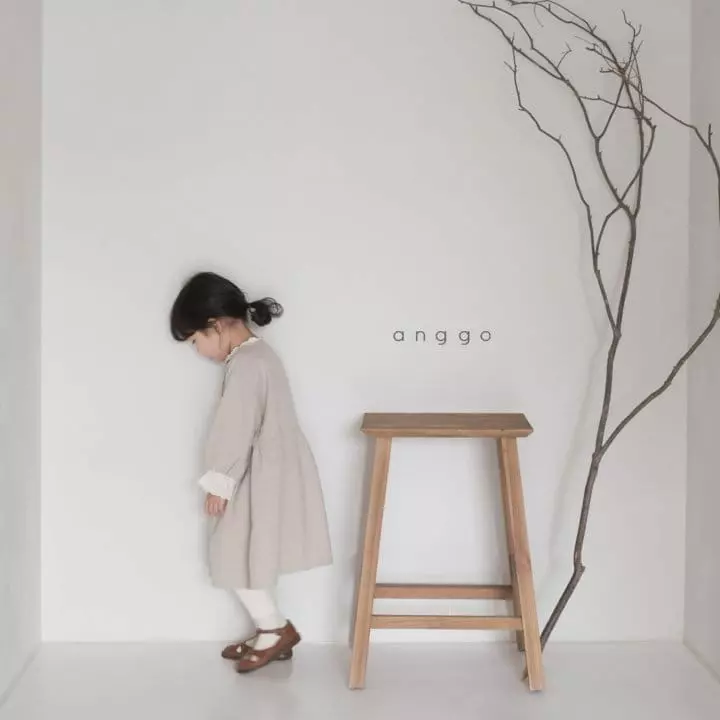 Anggo - Korean Children Fashion - #littlefashionista - Mocha Chip One-piece - 6