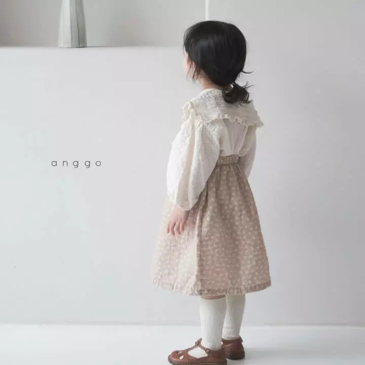 Anggo - Korean Children Fashion - #littlefashionista - Cream Cheese Blouse