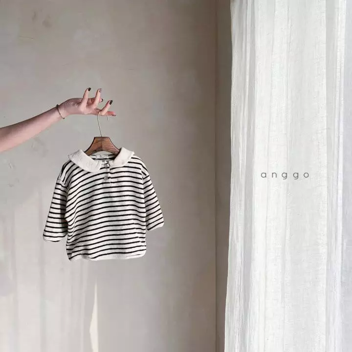 Anggo - Korean Children Fashion - #littlefashionista - Tiramisu Collar Tee - 9