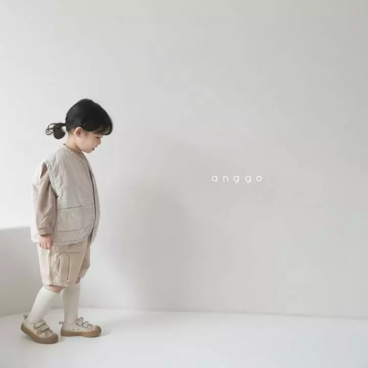 Anggo - Korean Children Fashion - #littlefashionista - Cream Nuts Vest - 3