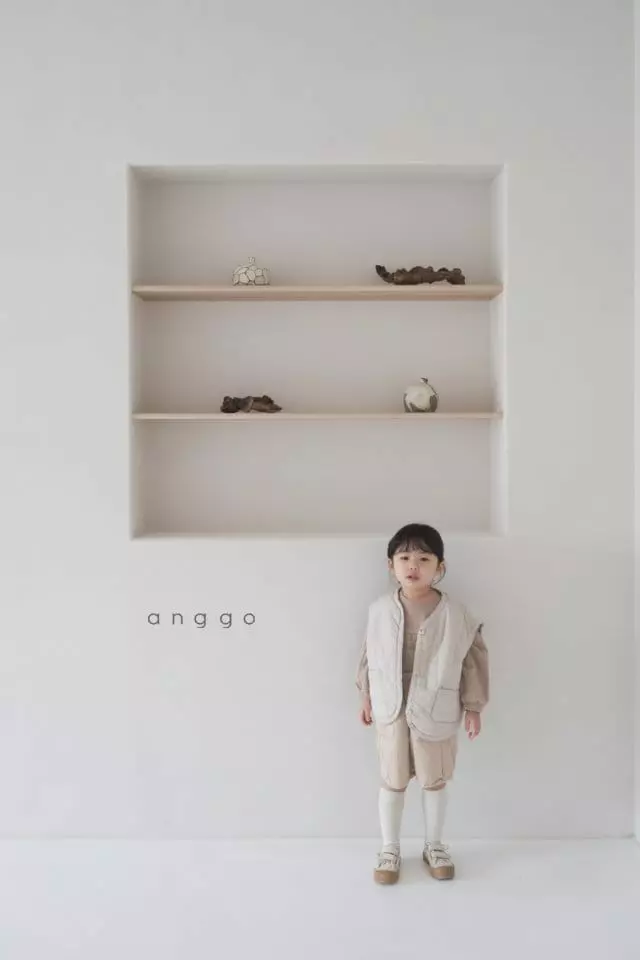 Anggo - Korean Children Fashion - #minifashionista - Cream Nuts Vest - 5