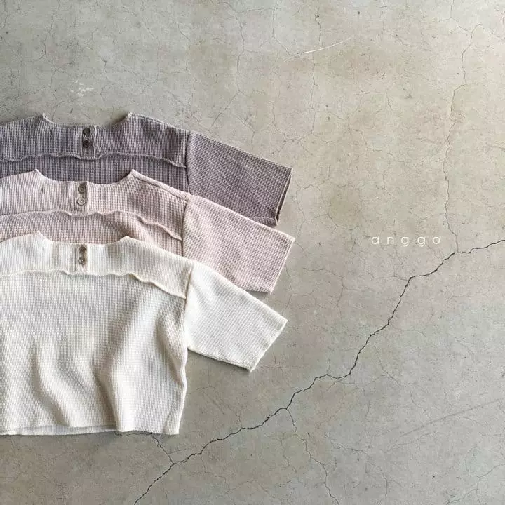 Anggo - Korean Children Fashion - #todddlerfashion - Nurungji Tee - 9