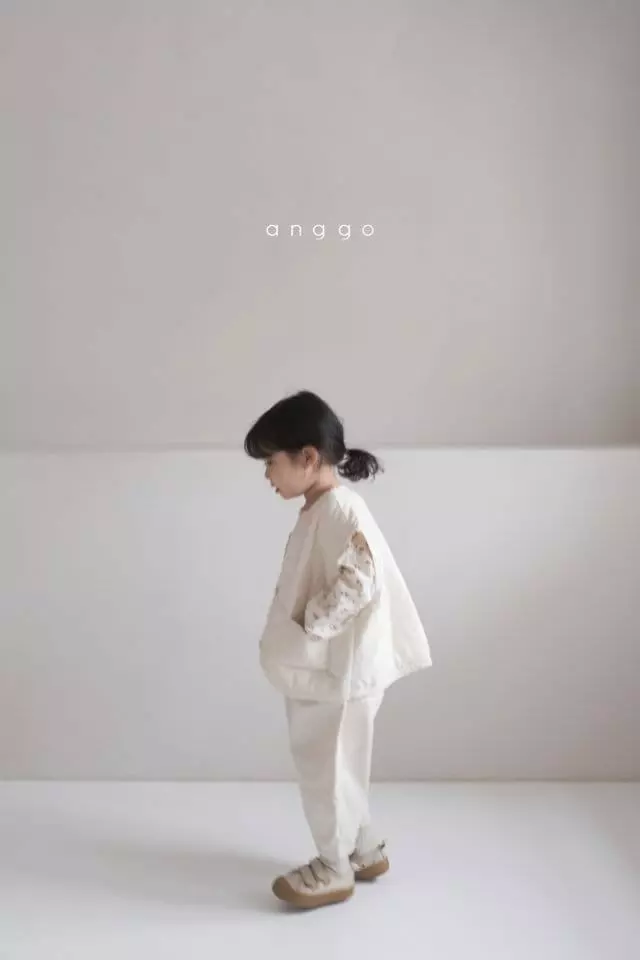 Anggo - Korean Children Fashion - #toddlerclothing - Cream Nuts Vest - 8