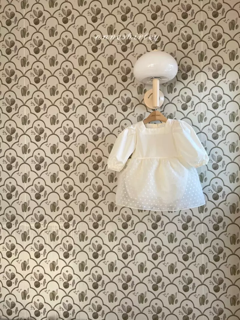 Anne Shirley - Korean Baby Fashion - #smilingbaby - Dot Lace Skirt Bodysuit - 4