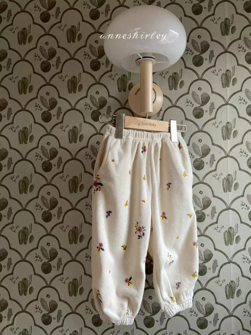 Anne Shirley - Korean Baby Fashion - #babyboutique - Terry Floral Top Bottom Set - 11