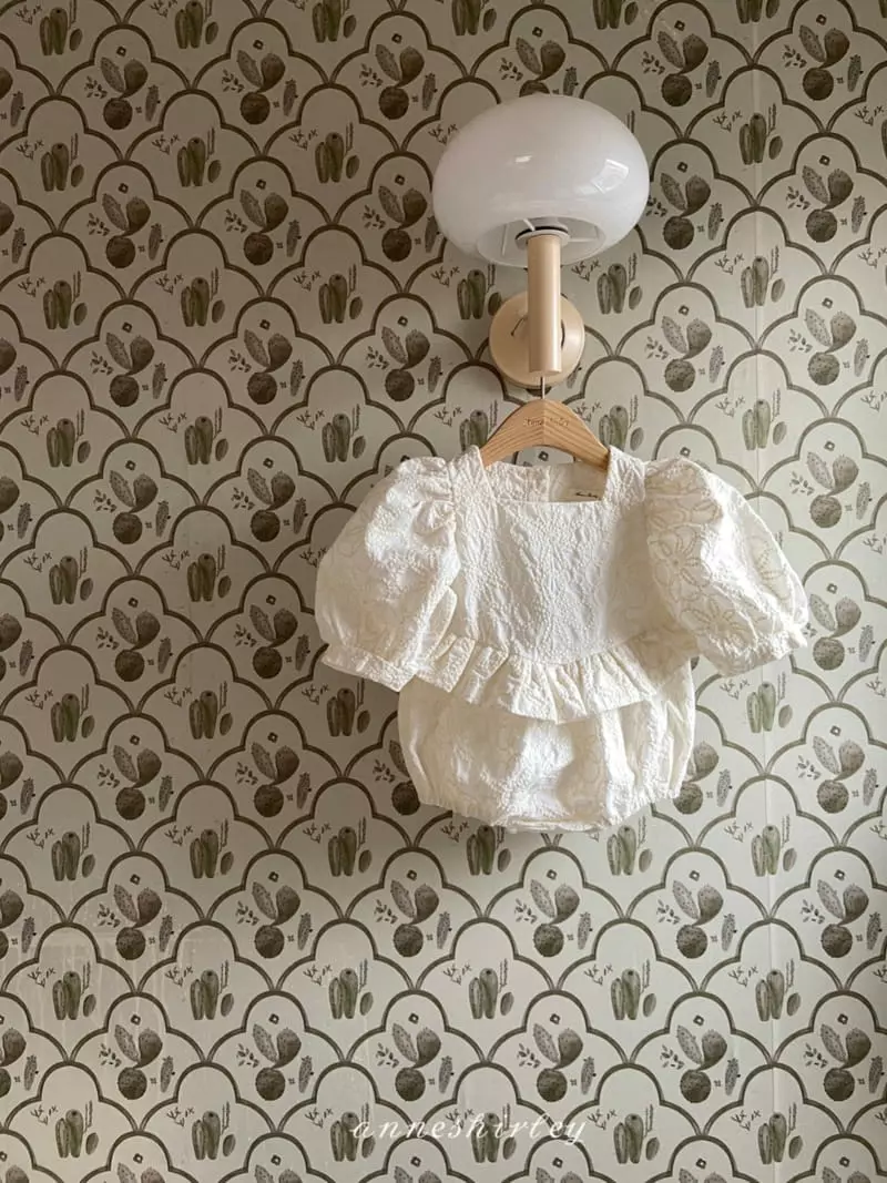 Anne Shirley - Korean Baby Fashion - #babyboutiqueclothing - Lace V Fril Bodysuit - 9
