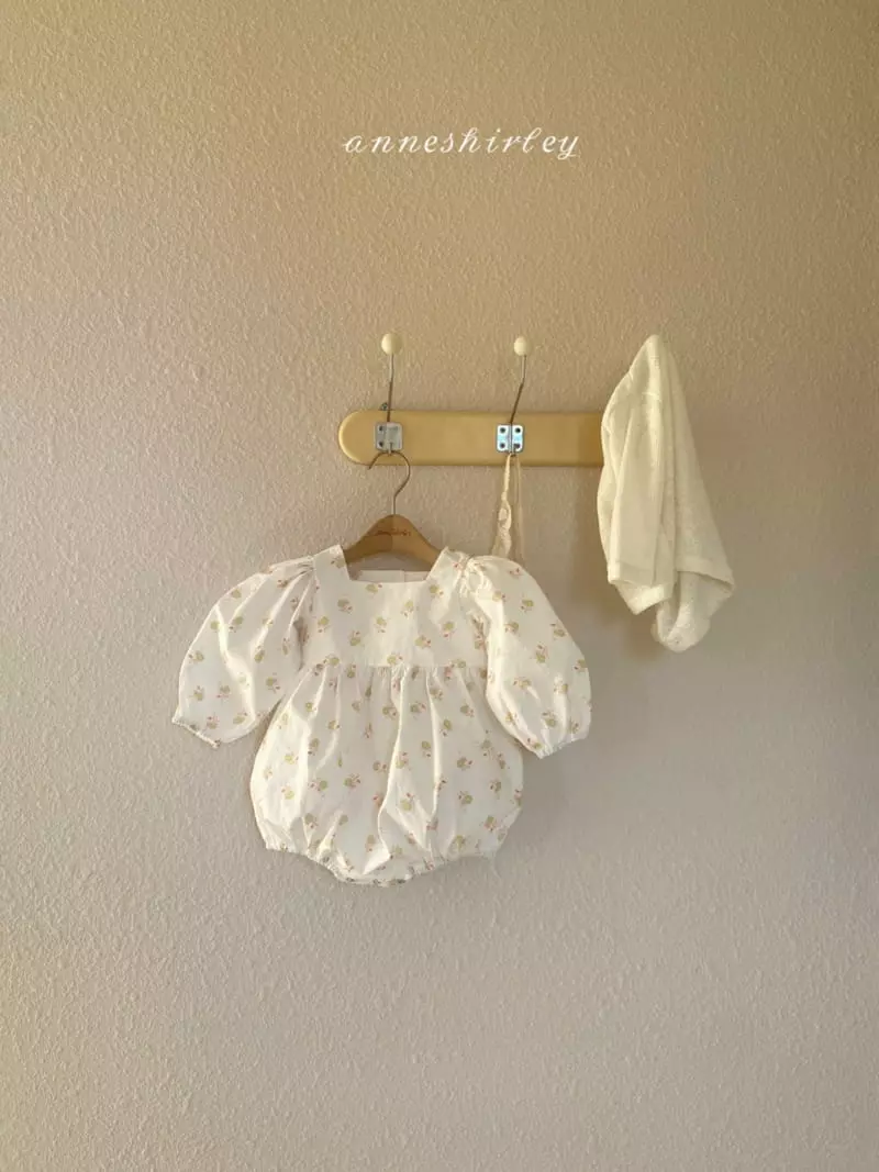 Anne Shirley - Korean Baby Fashion - #babyboutiqueclothing - Square Flower Bodysuit - 6