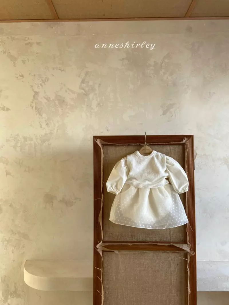 Anne Shirley - Korean Baby Fashion - #babyboutiqueclothing - Dot Lace Skirt Bodysuit - 5