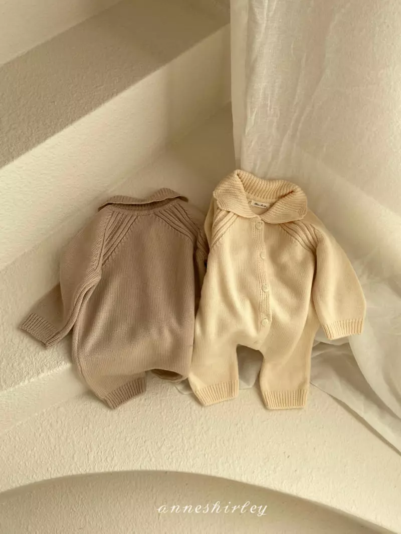 Anne Shirley - Korean Baby Fashion - #babyboutiqueclothing - Lolo Knit Collar Bodysuit - 11