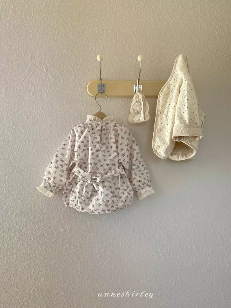 Anne Shirley - Korean Baby Fashion - #babyclothing - Dian Lace Ribbo Bodysuit - 8
