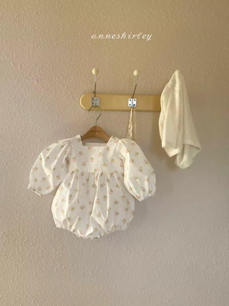 Anne Shirley - Korean Baby Fashion - #babyclothing - Square Flower Bodysuit - 7