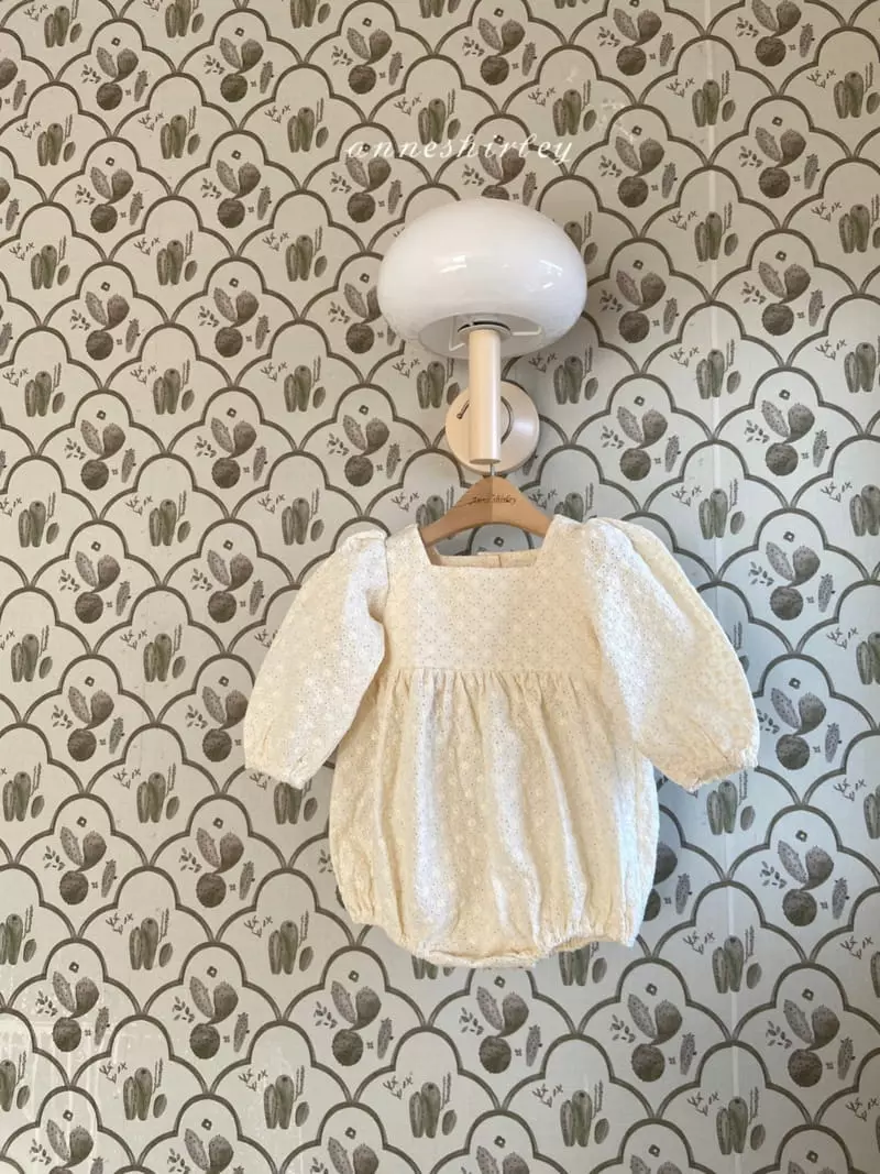 Anne Shirley - Korean Baby Fashion - #babyfashion - Lace Denim Bodysuit - 10