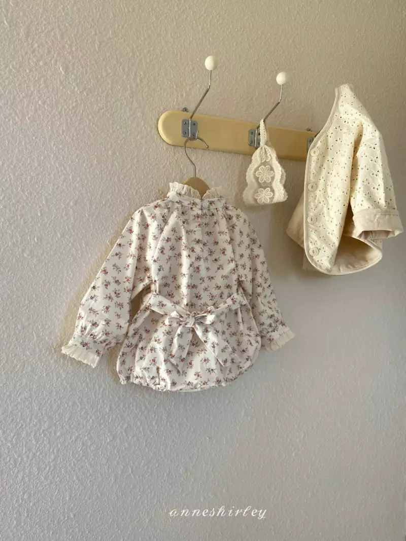 Anne Shirley - Korean Baby Fashion - #babyfashion - Dian Lace Ribbo Bodysuit - 9