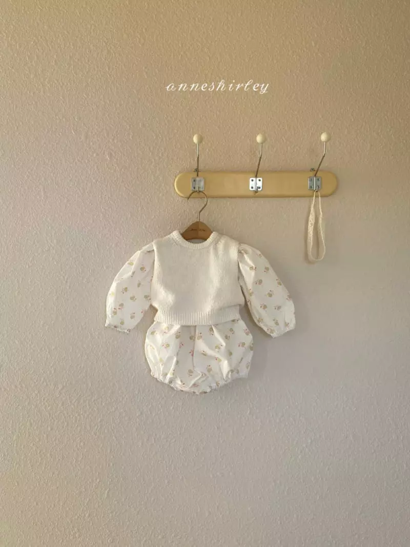 Anne Shirley - Korean Baby Fashion - #babyfashion - Square Flower Bodysuit - 8