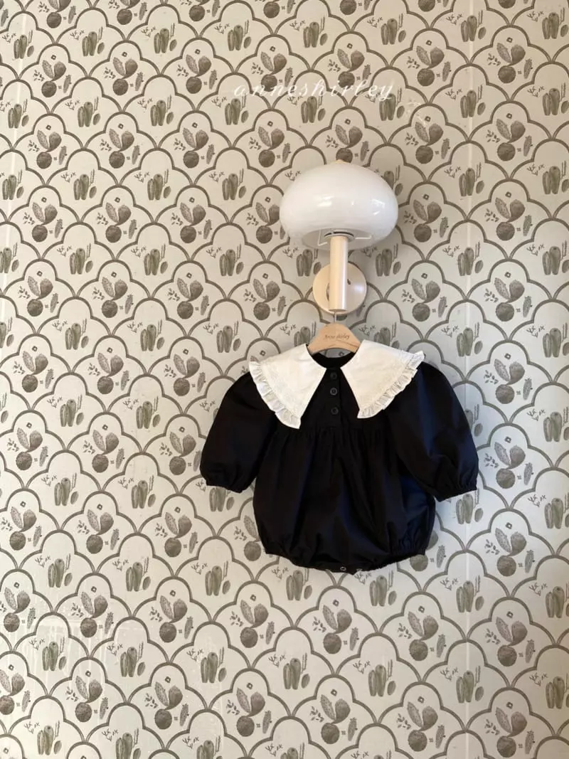 Anne Shirley - Korean Baby Fashion - #babyfashion - Sailor Big Collar Bodysuit - 6