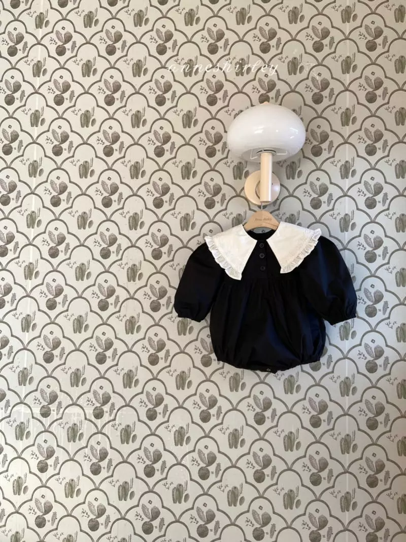 Anne Shirley - Korean Baby Fashion - #babygirlfashion - Sailor Big Collar Bodysuit - 8