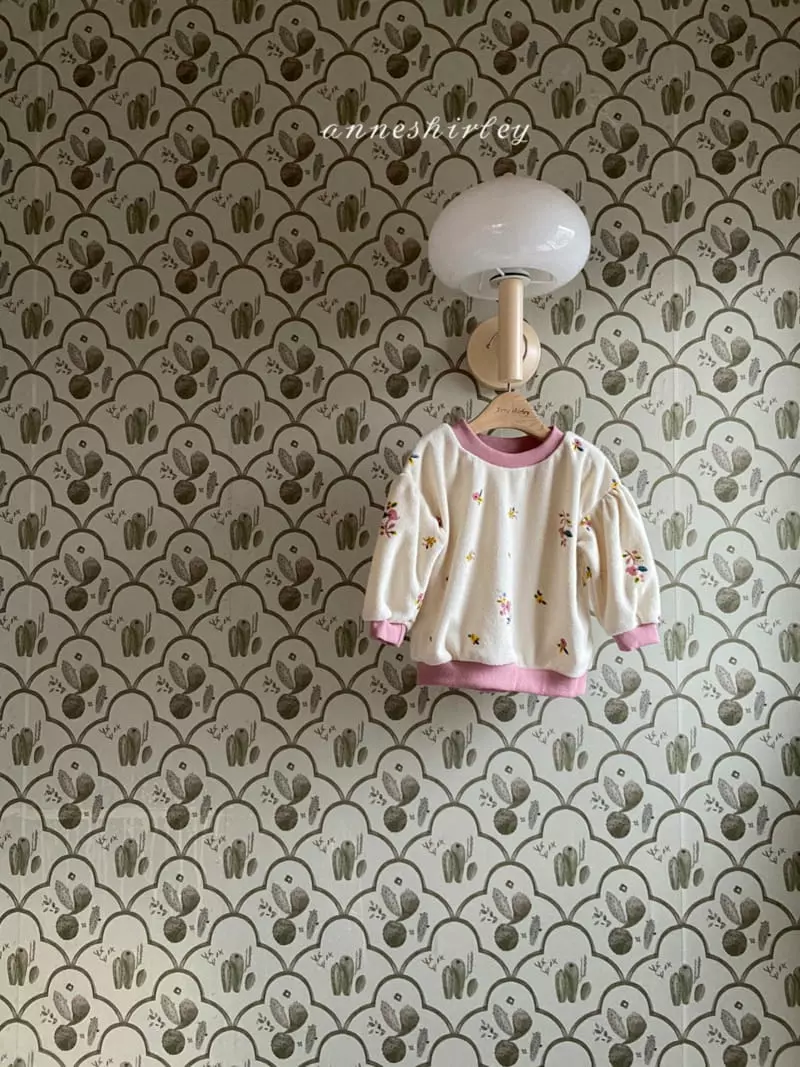 Anne Shirley - Korean Baby Fashion - #babylifestyle - Terry Floral Top Bottom Set - 4