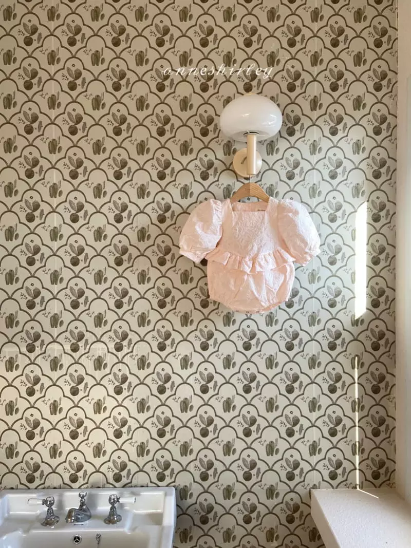 Anne Shirley - Korean Baby Fashion - #babyootd - Lace V Fril Bodysuit