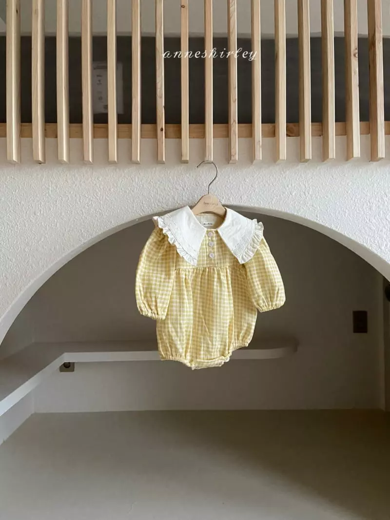 Anne Shirley - Korean Baby Fashion - #babyootd - Sailor Big Collar Bodysuit - 11