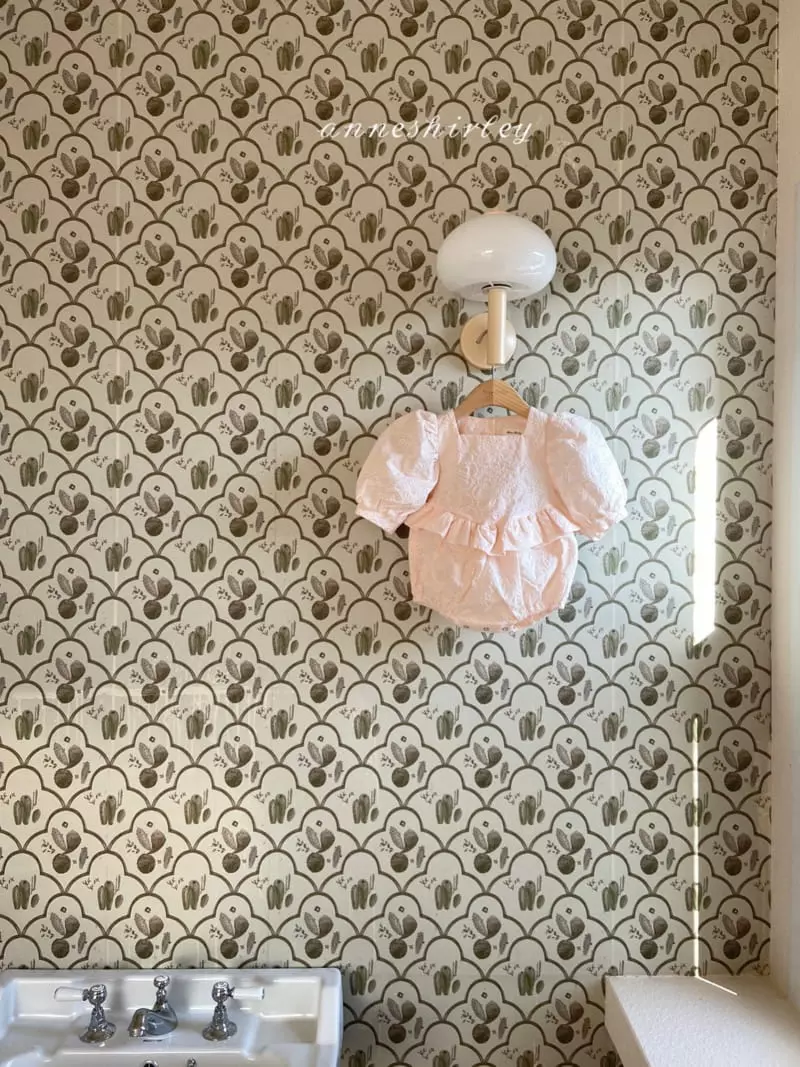 Anne Shirley - Korean Baby Fashion - #babyoutfit - Lace V Fril Bodysuit - 2