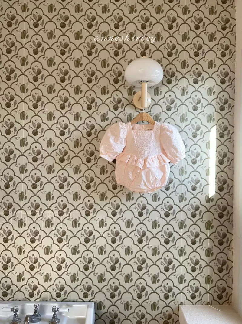 Anne Shirley - Korean Baby Fashion - #babyoutfit - Lace V Fril Bodysuit - 3