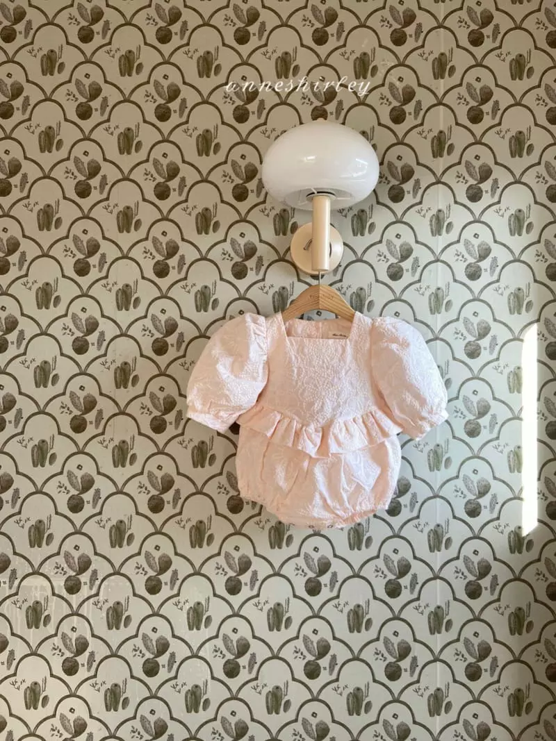 Anne Shirley - Korean Baby Fashion - #babyoutfit - Lace V Fril Bodysuit - 4