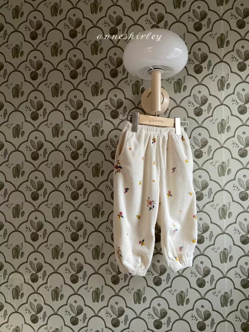 Anne Shirley - Korean Baby Fashion - #onlinebabyshop - Terry Floral Top Bottom Set - 10