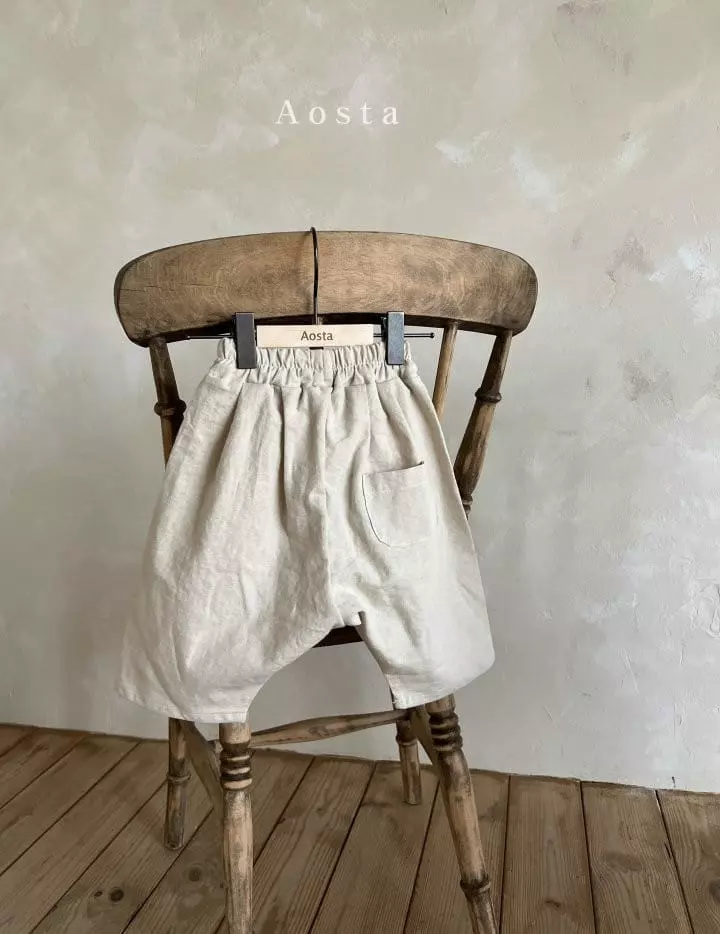 Aosta - Korean Children Fashion - #designkidswear - Linen Pants - 2