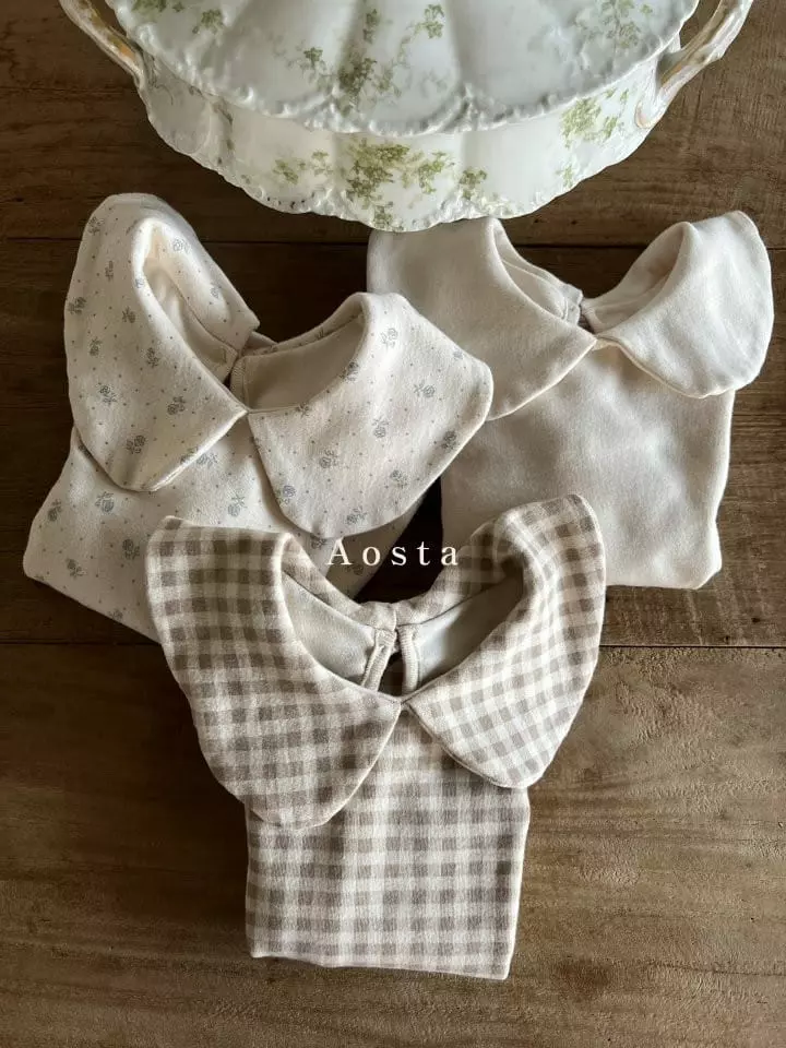 Aosta - Korean Children Fashion - #littlefashionista - Circle Collar Tee